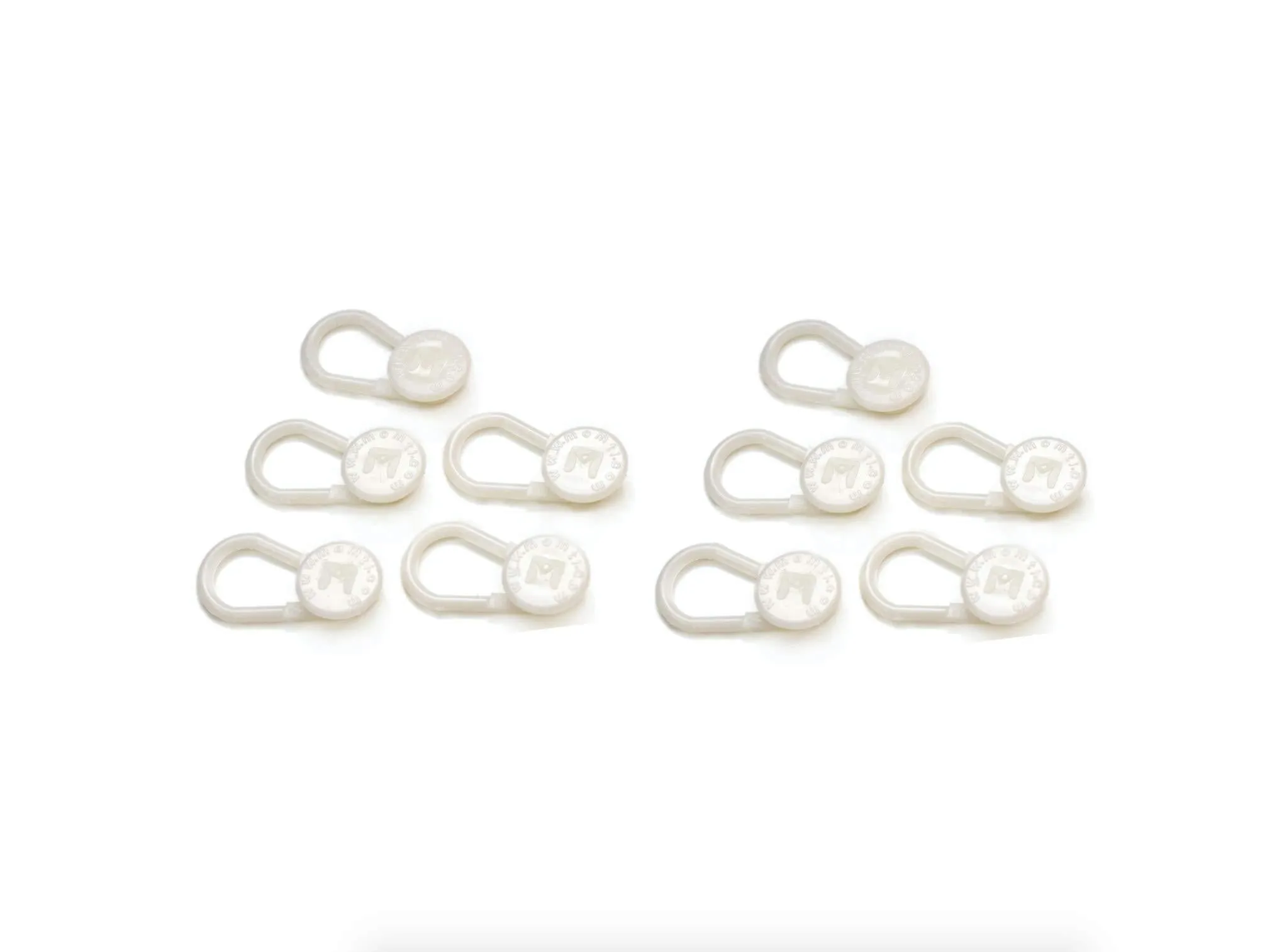 10 x Button Waistband Extenders - Revives Your Family's Wardrobe - Buttons On & Off in A Second - Perfect to Temporary Stretch Pants, Shorts & Skirts in The Belly Area