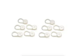 10 x Button Waistband Extenders - Revives Your Family's Wardrobe - Buttons On & Off in A Second - Perfect to Temporary Stretch Pants, Shorts & Skirts in The Belly Area