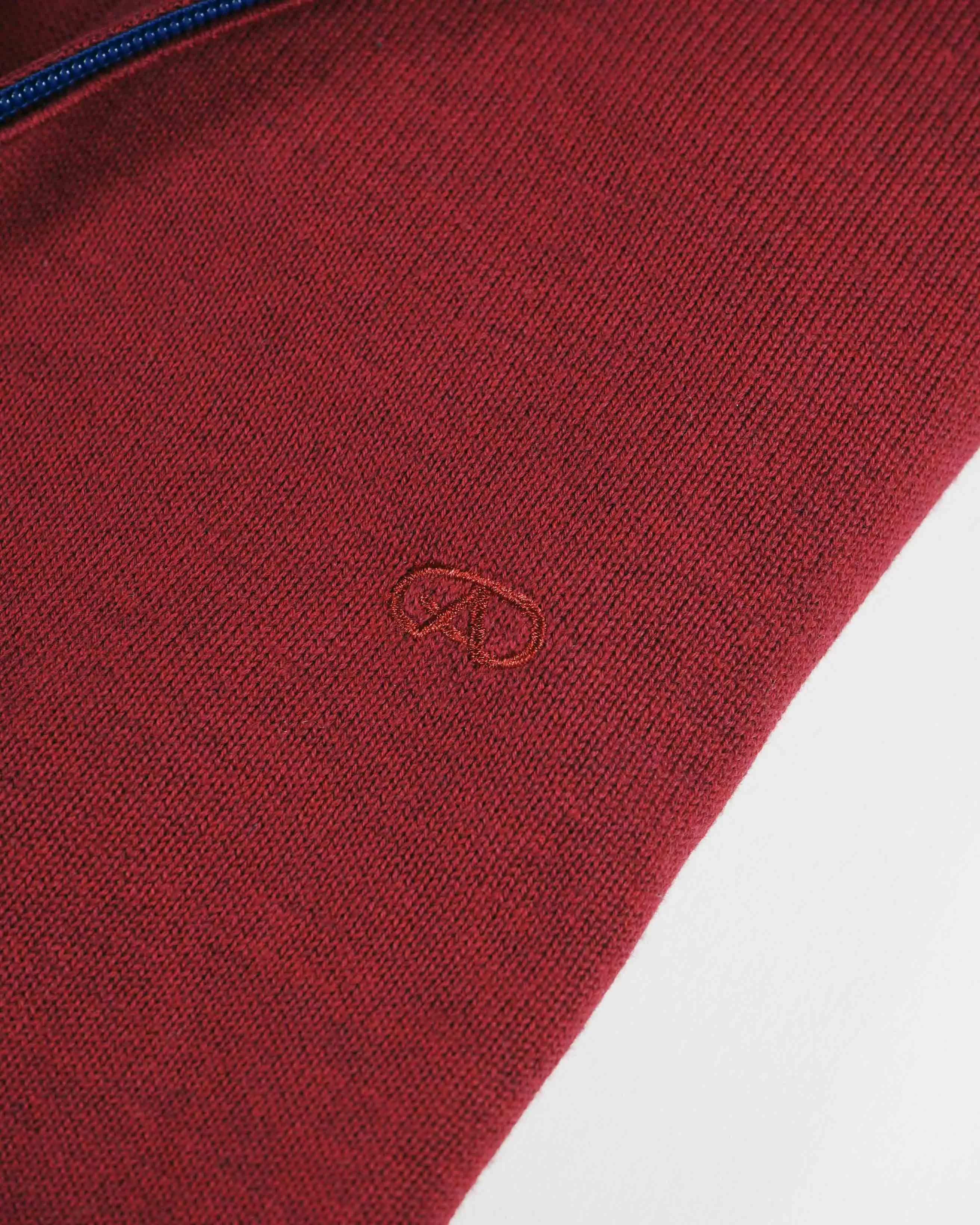 Andre 'Tory' Half Zip - Red / Cherry