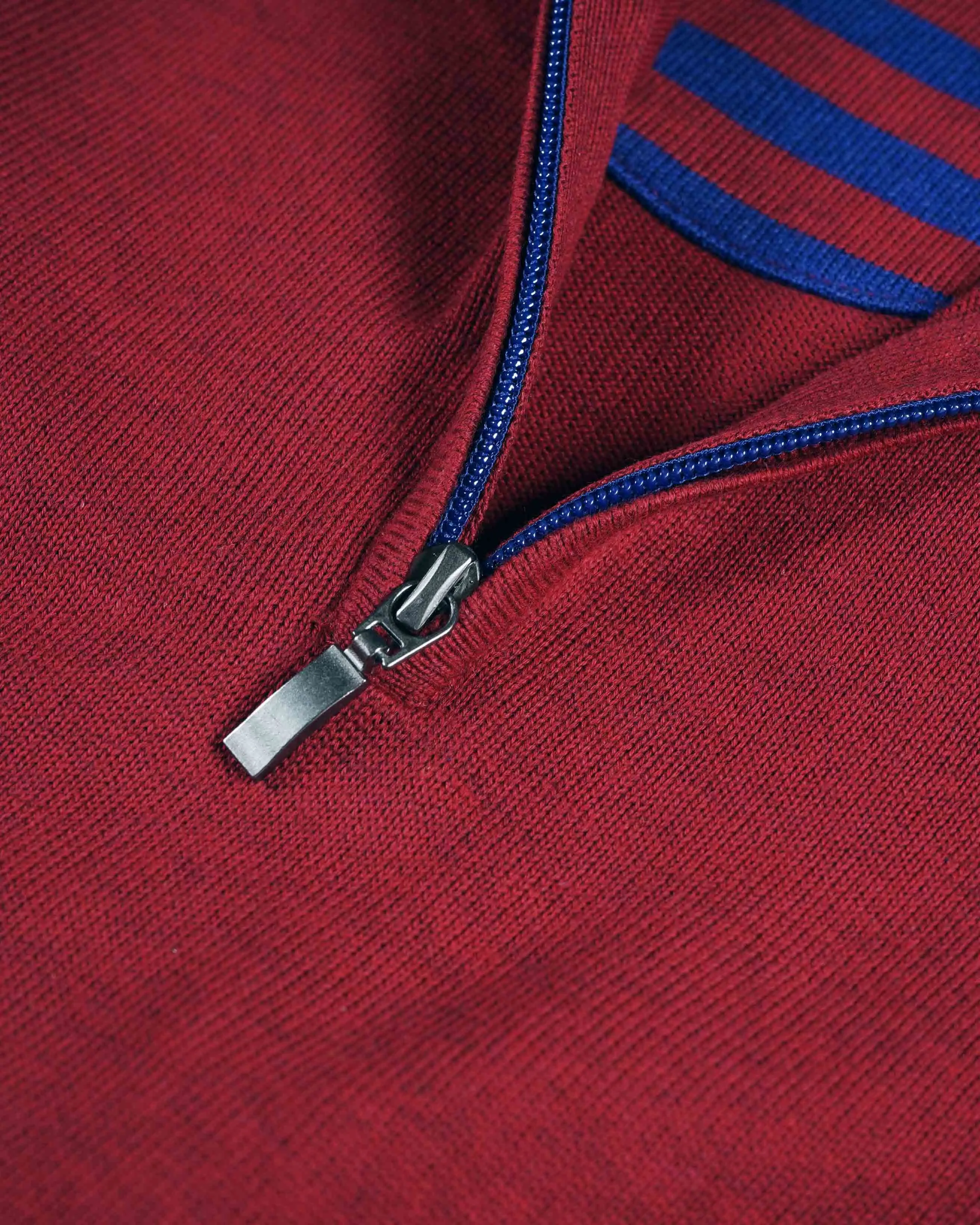 Andre 'Tory' Half Zip - Red / Cherry