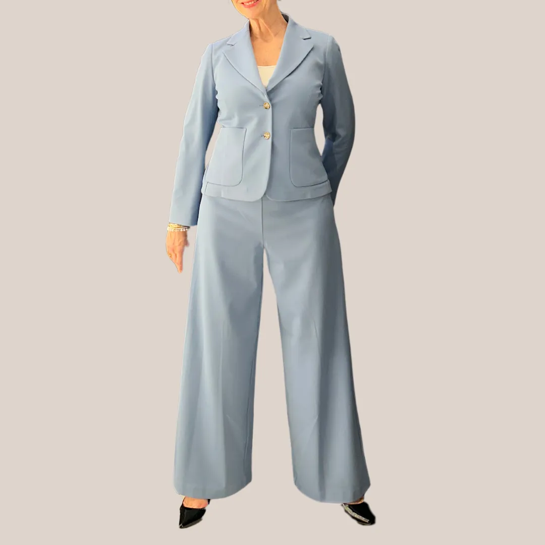 Flared Pants - Denim Blue