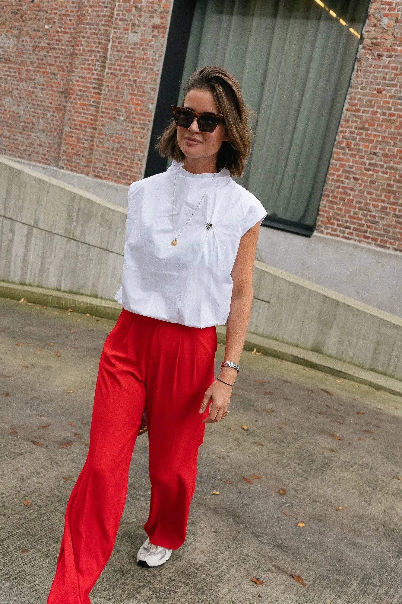 Florine trousers red