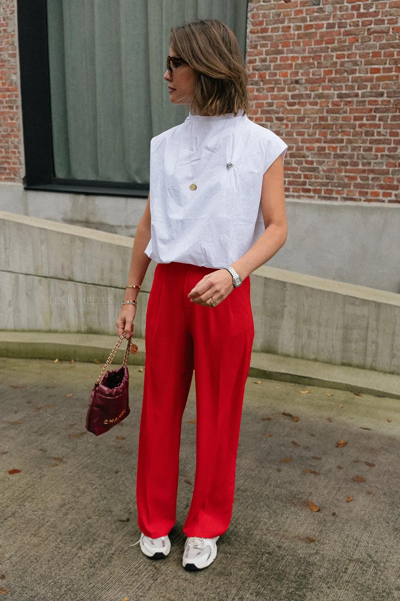 Florine trousers red
