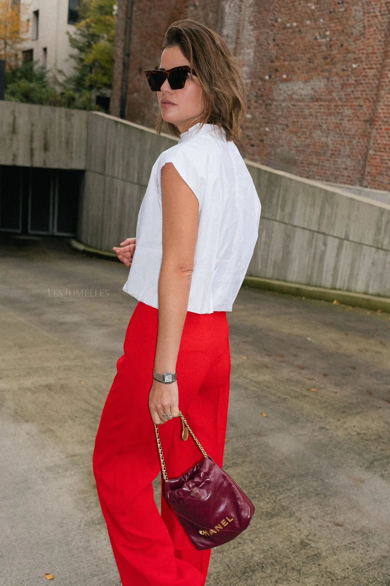 Florine trousers red
