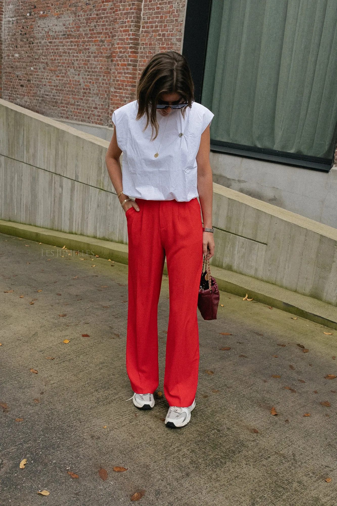 Florine trousers red