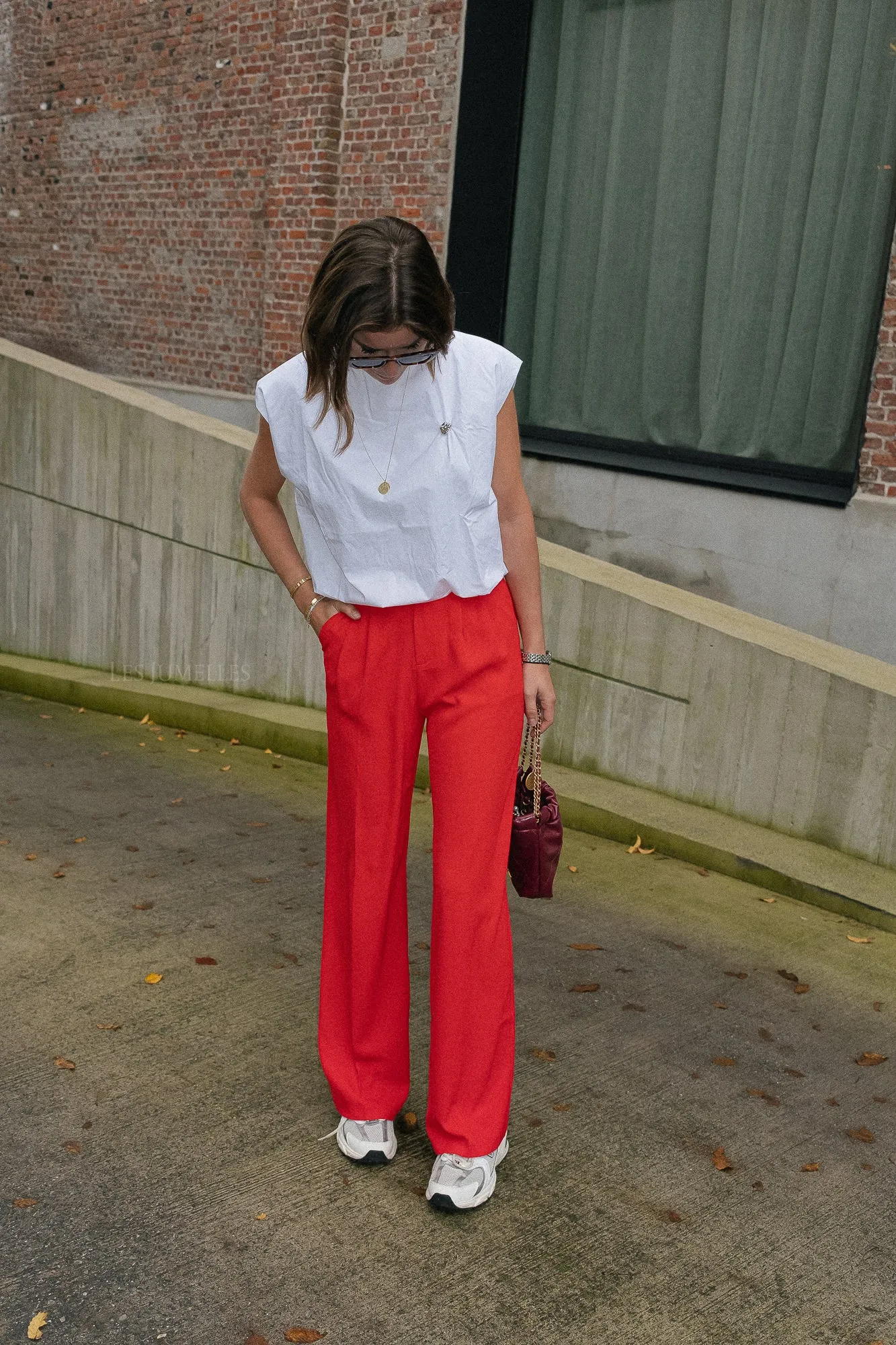 Florine trousers red