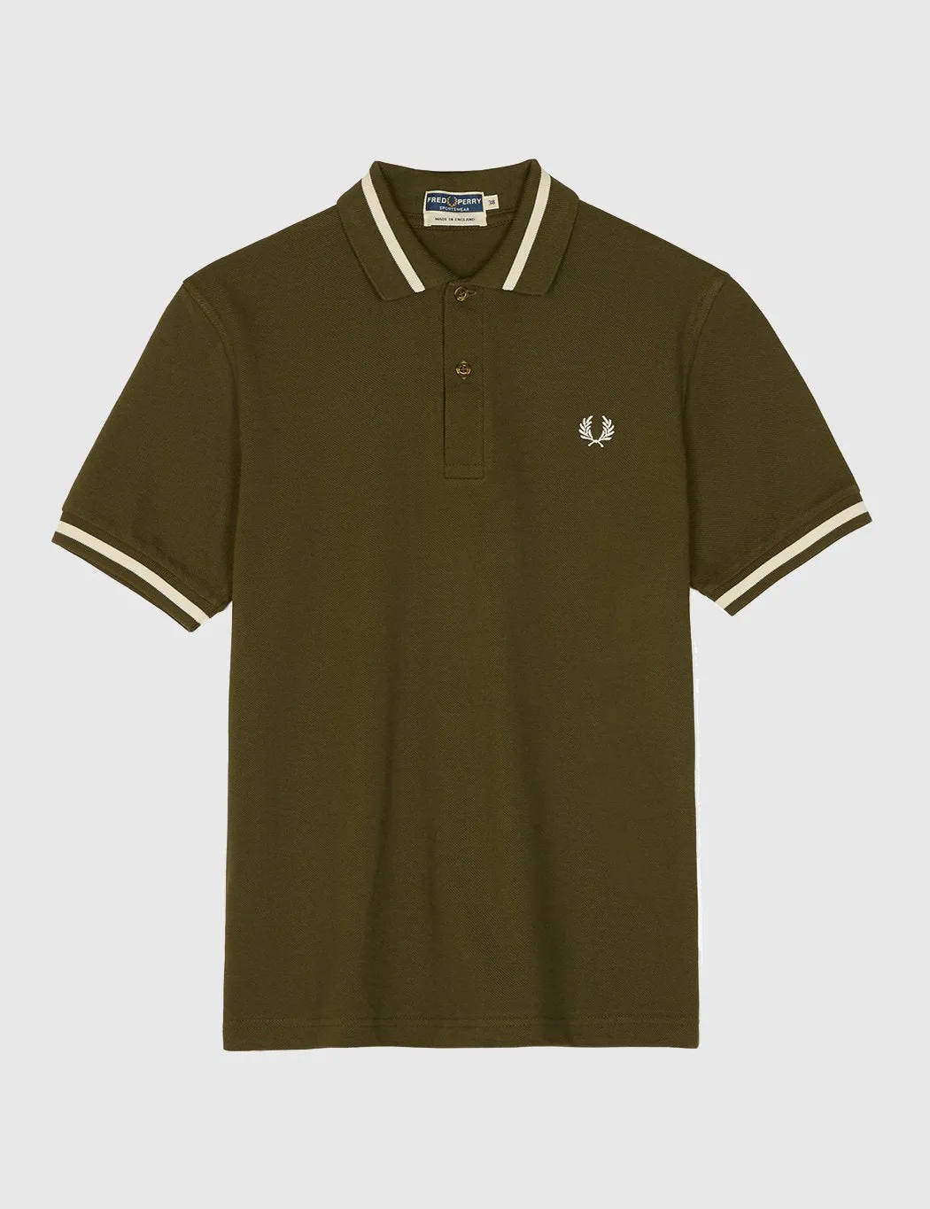 Fred Perry Single Tipped Polo Shirt - Hunting Green