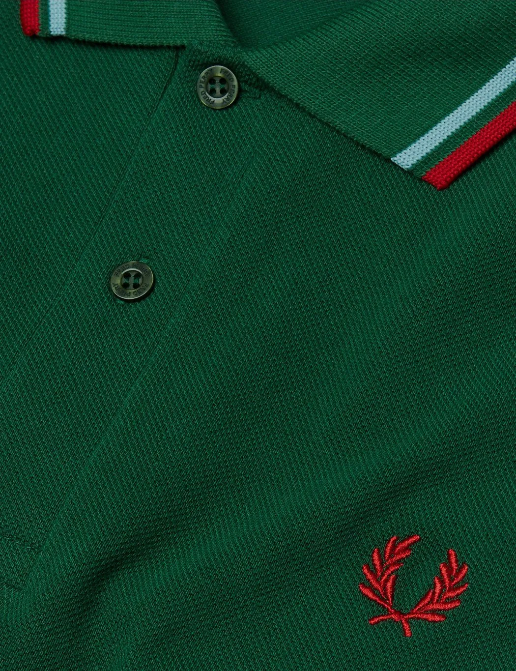 Fred Perry Twin Tipped Polo Shirt - Tartan Green