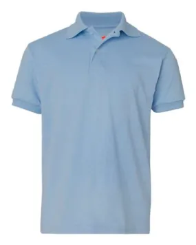 Hanes Youth 50-50 Ecosmart Jersey Knit Polo