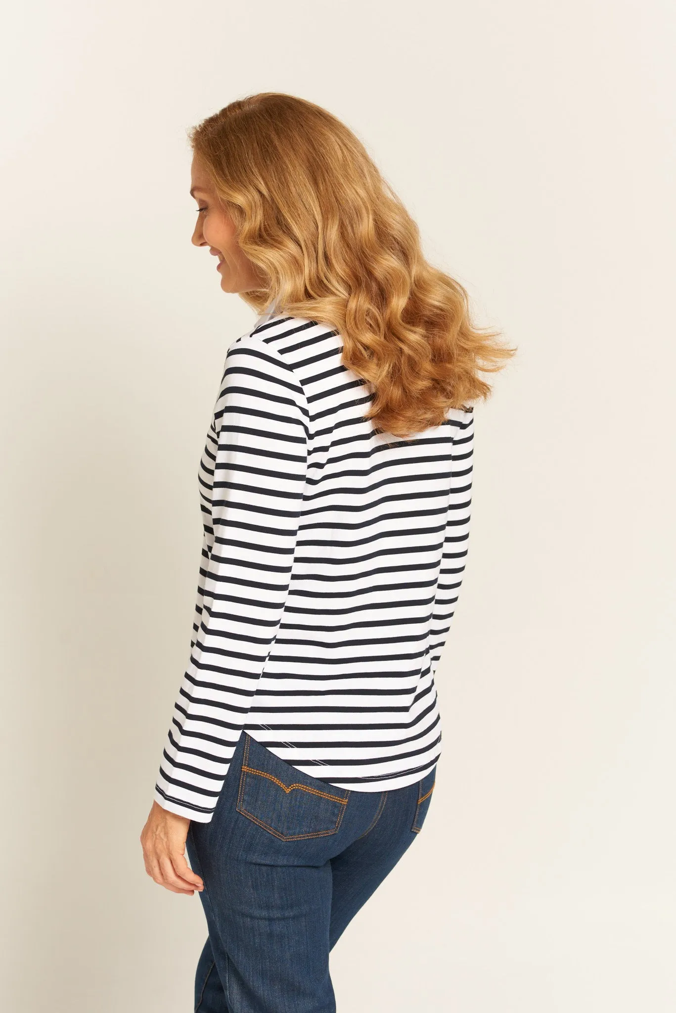 Ivy Polo White / Navy