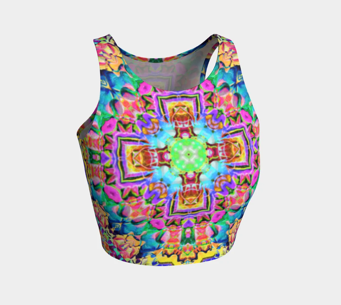 Kaleidos II | Athletic Crop Top | Makroverset