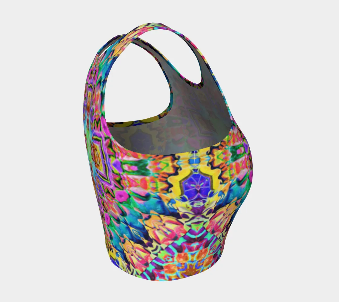 Kaleidos II | Athletic Crop Top | Makroverset