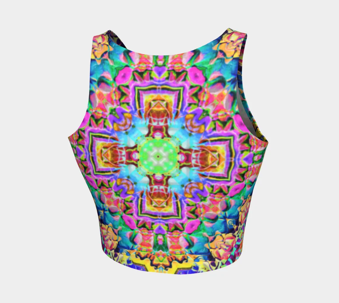 Kaleidos II | Athletic Crop Top | Makroverset