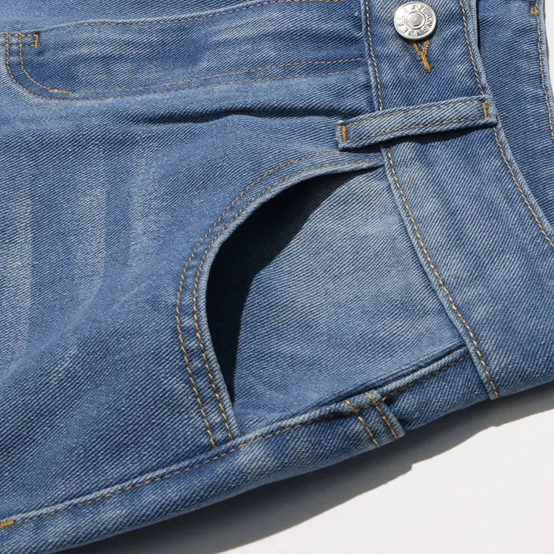 KoreStyle Hollow-Out Denim