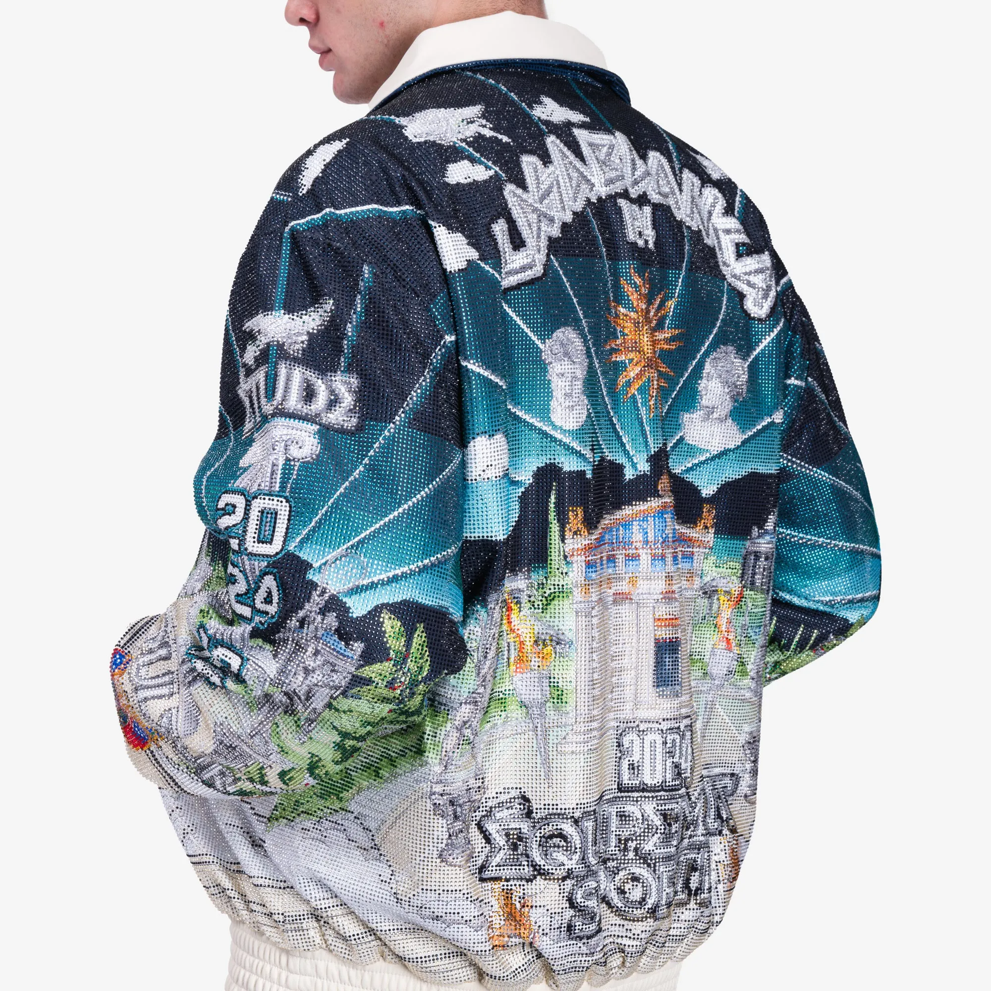 Le Temple du Sport Crystal Bomber Jacket