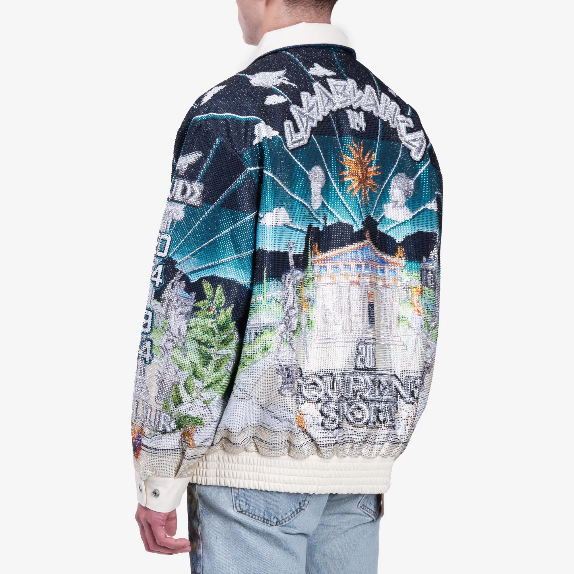 Le Temple du Sport Crystal Bomber Jacket
