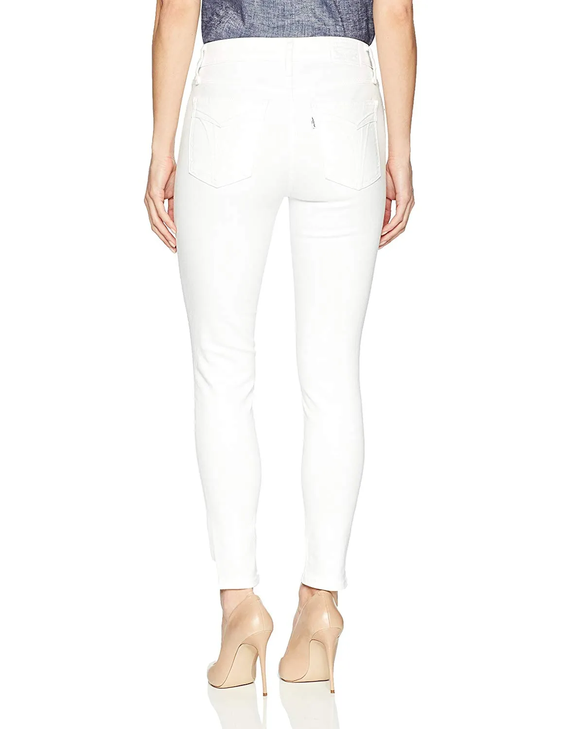 Levi's Women's 721 High Rise Skinny Ankle Jeans, Soft Clean White