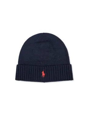 Merino Wool Hat-Blue