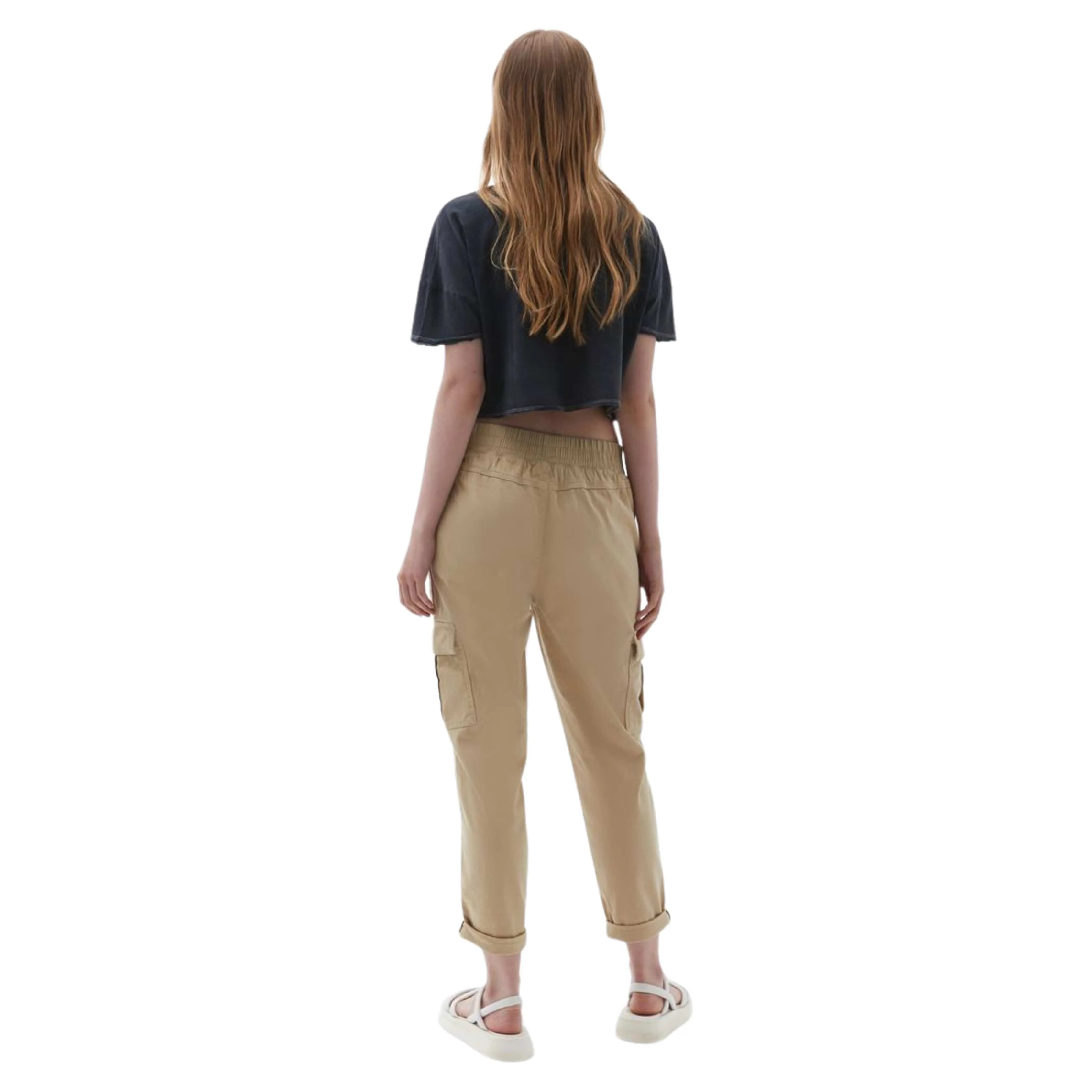 OXXO - Ultra High Rise Button up cargo pants