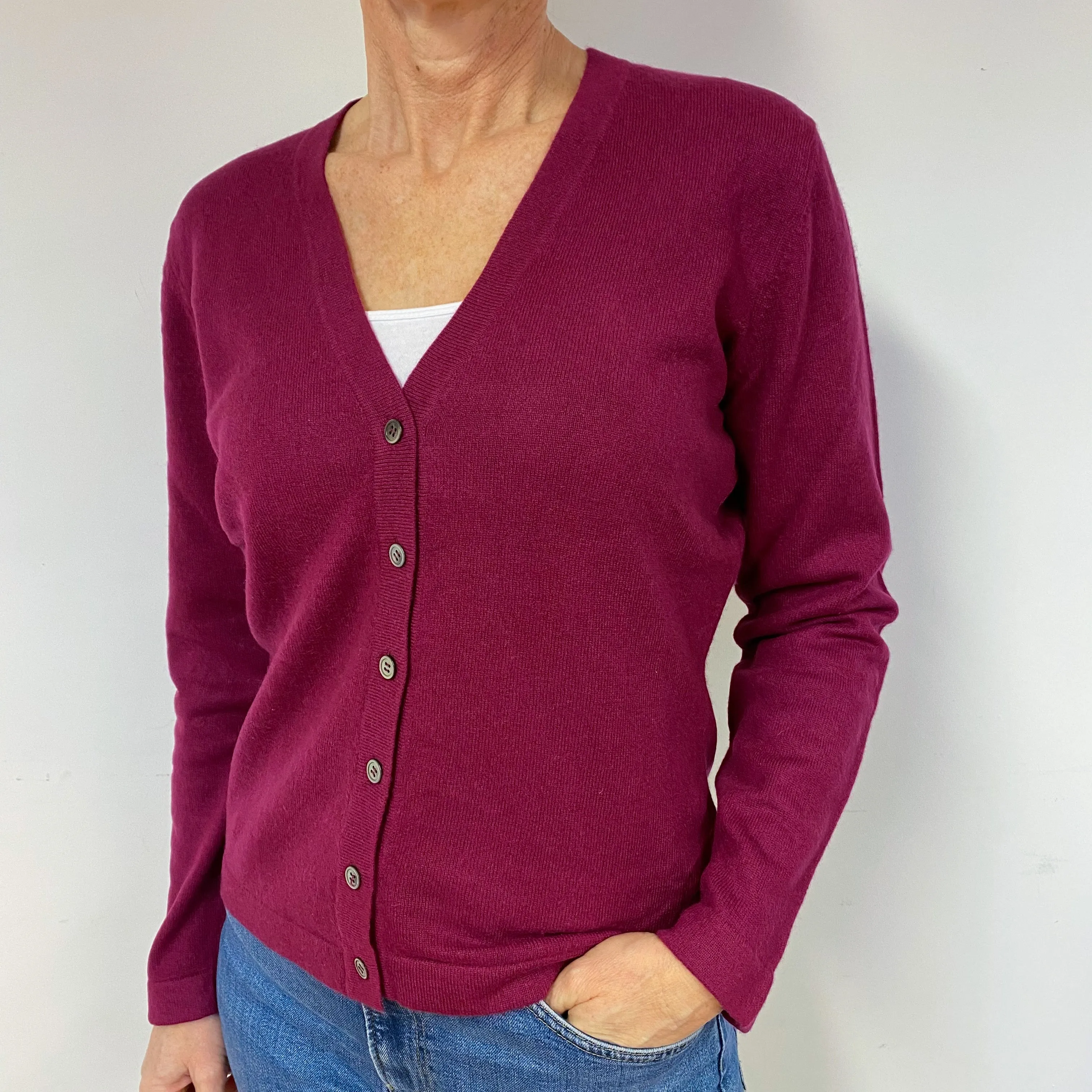 Rouge Cashmere Cardigan Medium