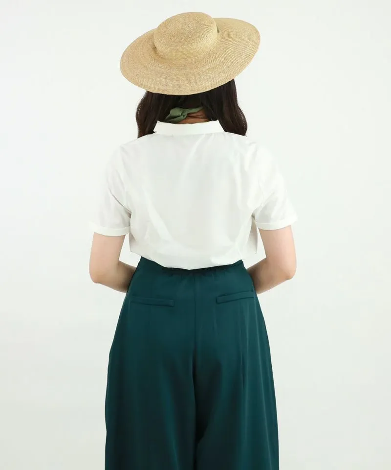 Small Collar Shirt with Pin