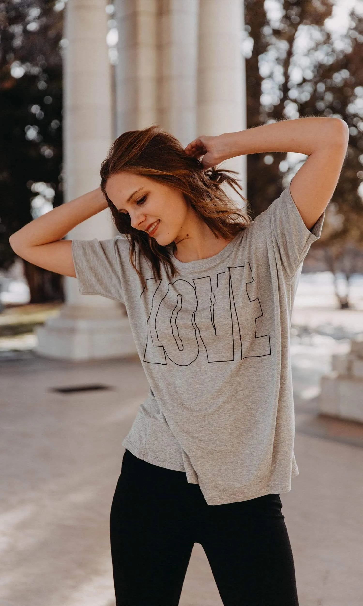Sundown by River   Sky Love Graphic Sleep Tee