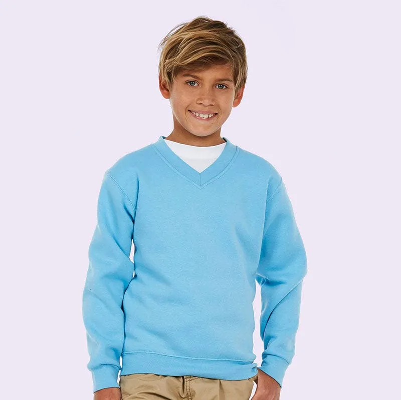 Uneek UC206 Children's V Neck Sweatshirt