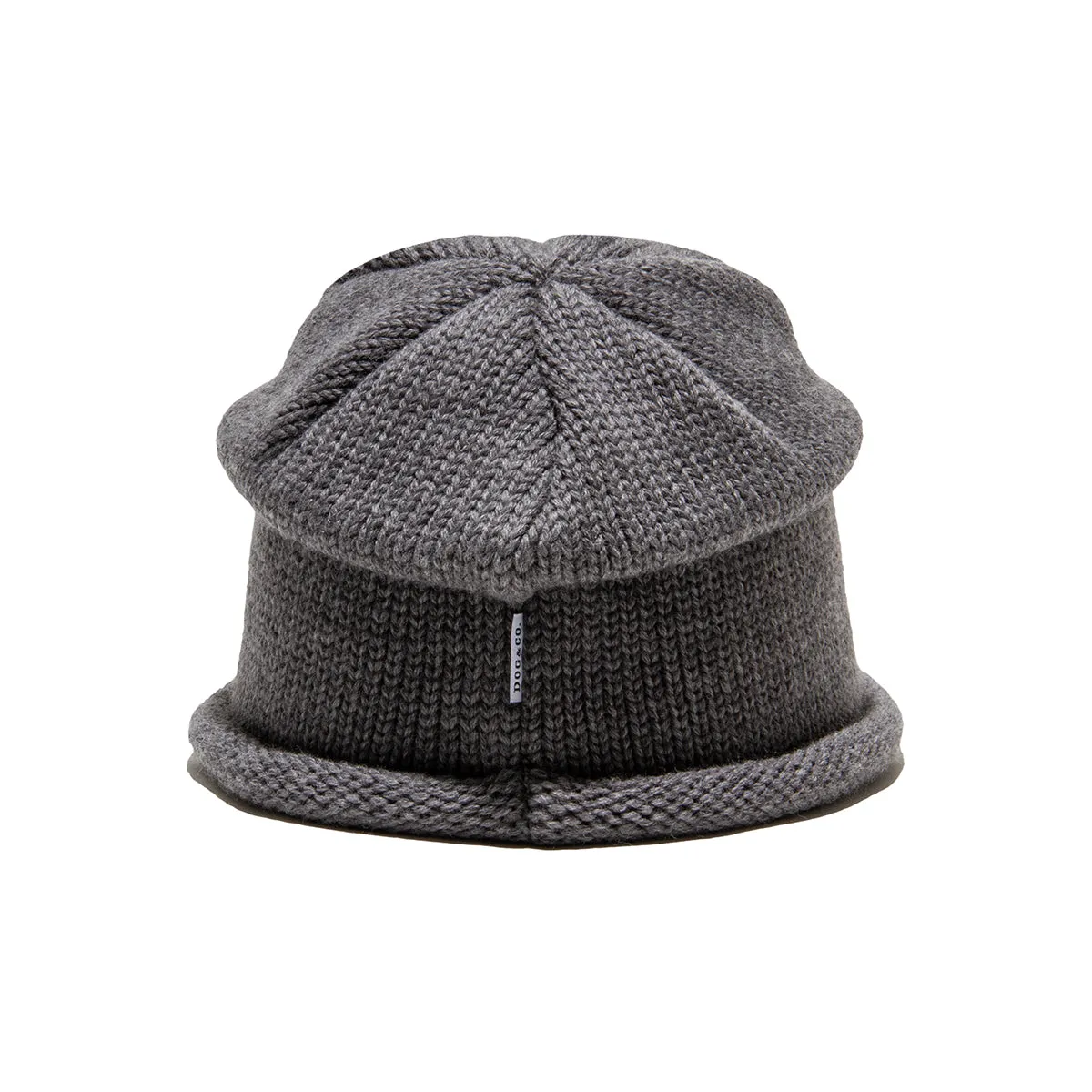WOOL ROLL WATCH CAP - Gray